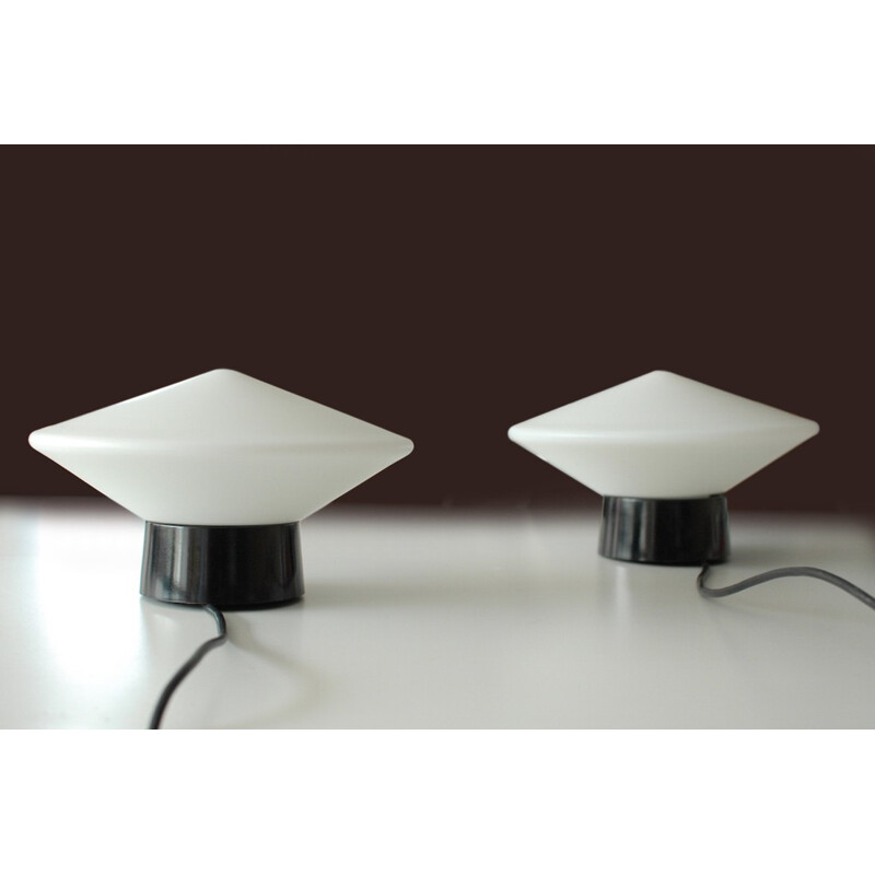 Set of 4 lamps "Discus B-140", Manufacturer Raak - 1960s