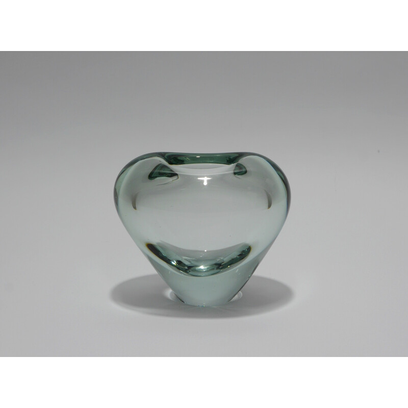 Danish vintage Menuet vase by Per Lütken for Holmegaard, 1960