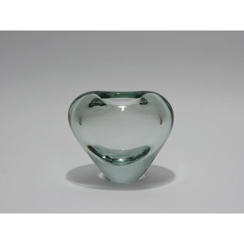 Danish vintage Menuet vase by Per Lütken for Holmegaard, 1960