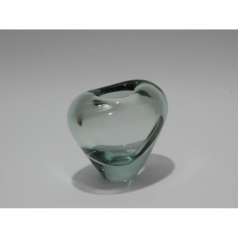 Danish vintage Menuet vase by Per Lütken for Holmegaard, 1960