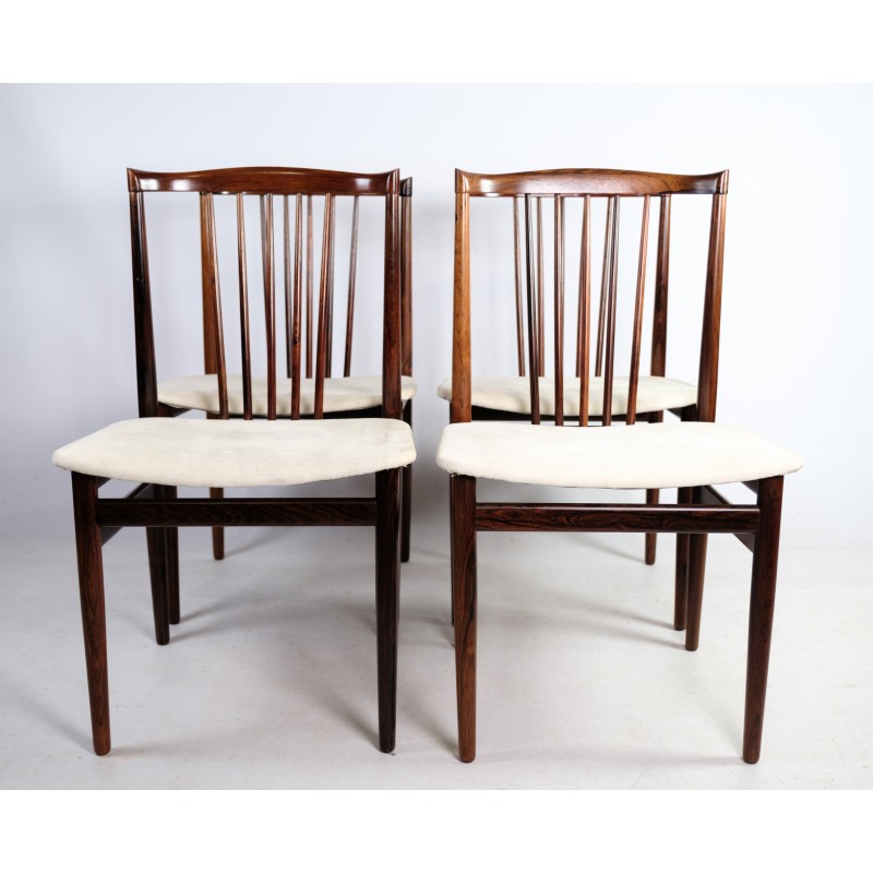 Ensemble de 4 chaises vintage en palissandre par Henning Sørensen, 1968