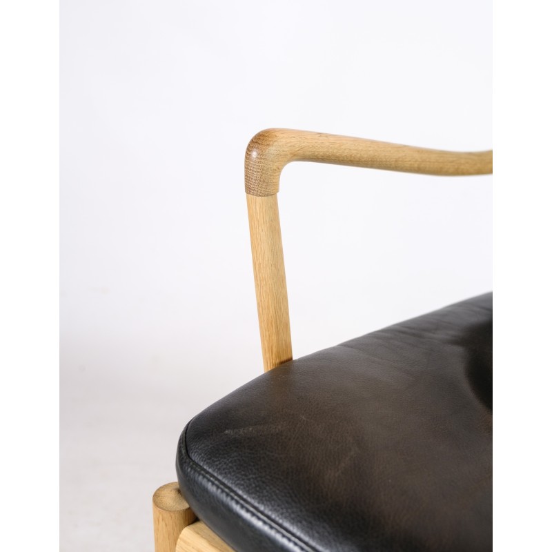 Paar vintage koloniale fauteuils model Ow149 van Ole Wanscher voor Carl Hansen en Søn.