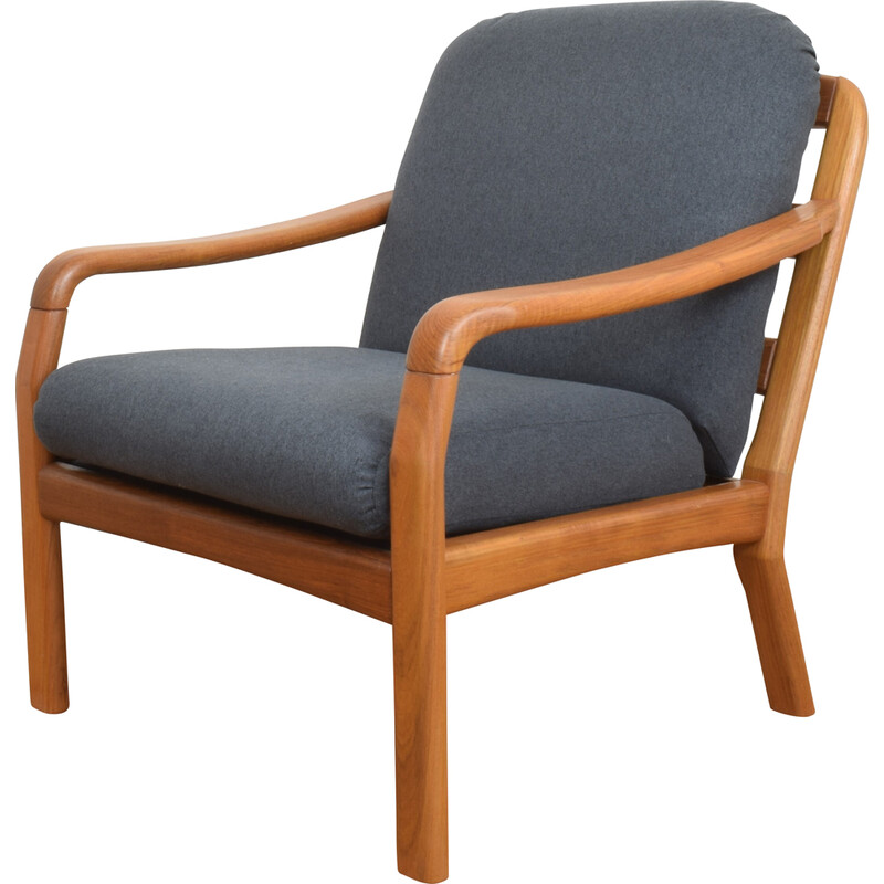 Mid-century Danish teak armchair by Dyrlund, 1970s