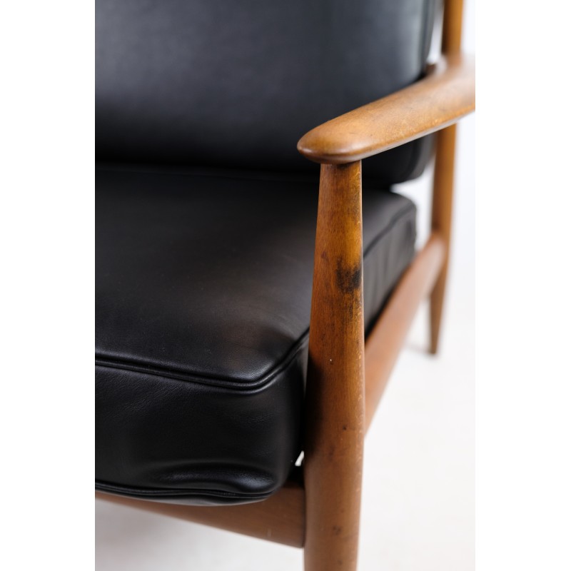 Vintage teak armchair by Grete Jalk for France and Søn, Denmark 1960s