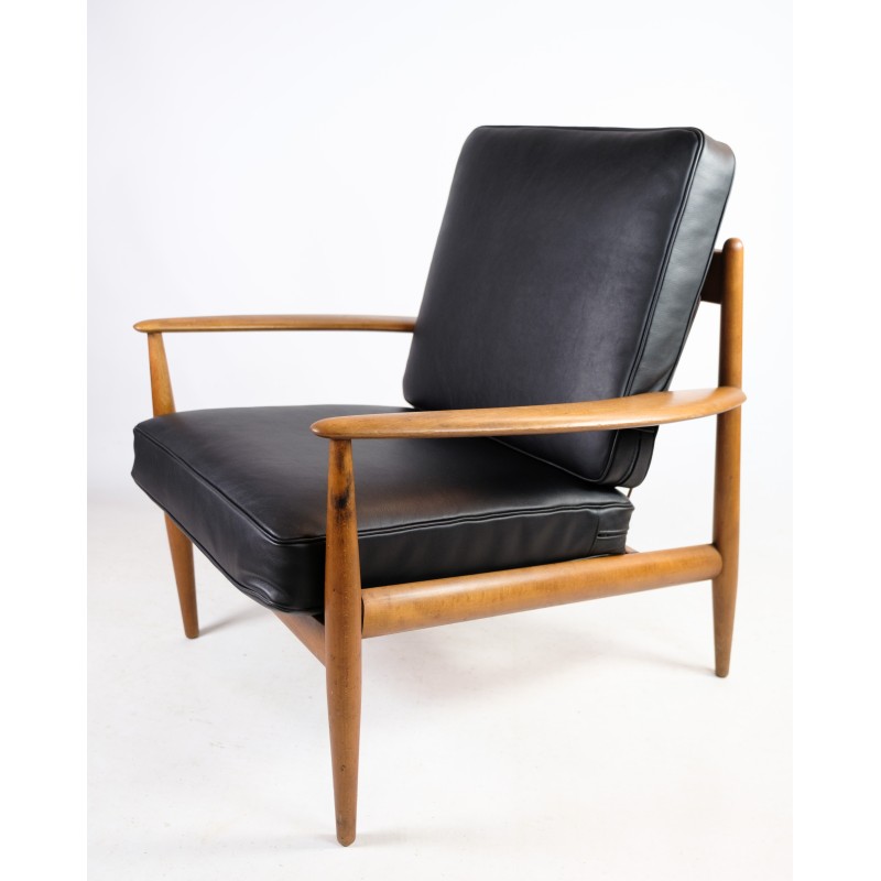 Vintage teakhouten fauteuil van Grete Jalk voor France en Søn, Denemarken 1960