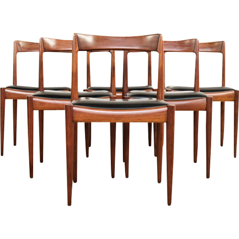 Set of 6 Chairs Astrid by Oswald Vermaercke for V-form - 1960s