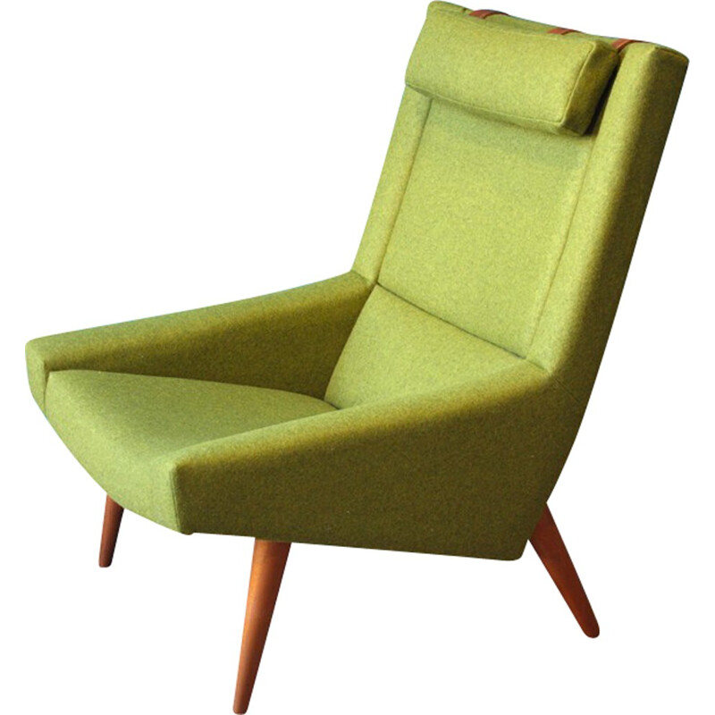 High Back Lounge Chair by Illum Wikkelsø for Soren Willadsen - 1960s