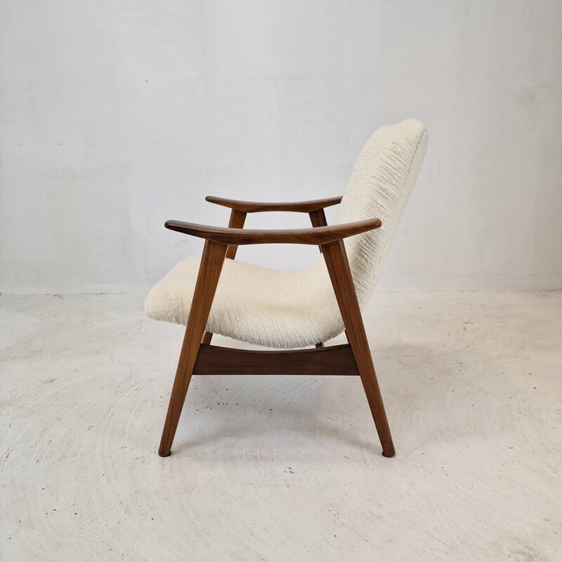 Vintage teak armchair by Louis van Teeffelen, Netherlands 1960