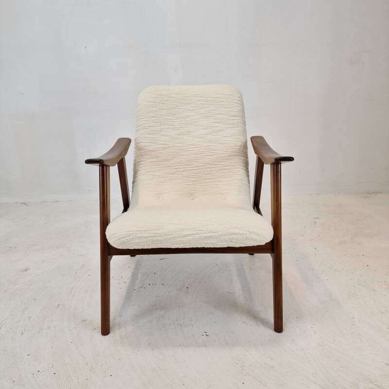 Vintage teak armchair by Louis van Teeffelen, Netherlands 1960