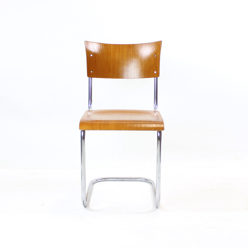 Vintage molded plywood chair by Mart Stam for Thonet, Czechoslovakia 1950