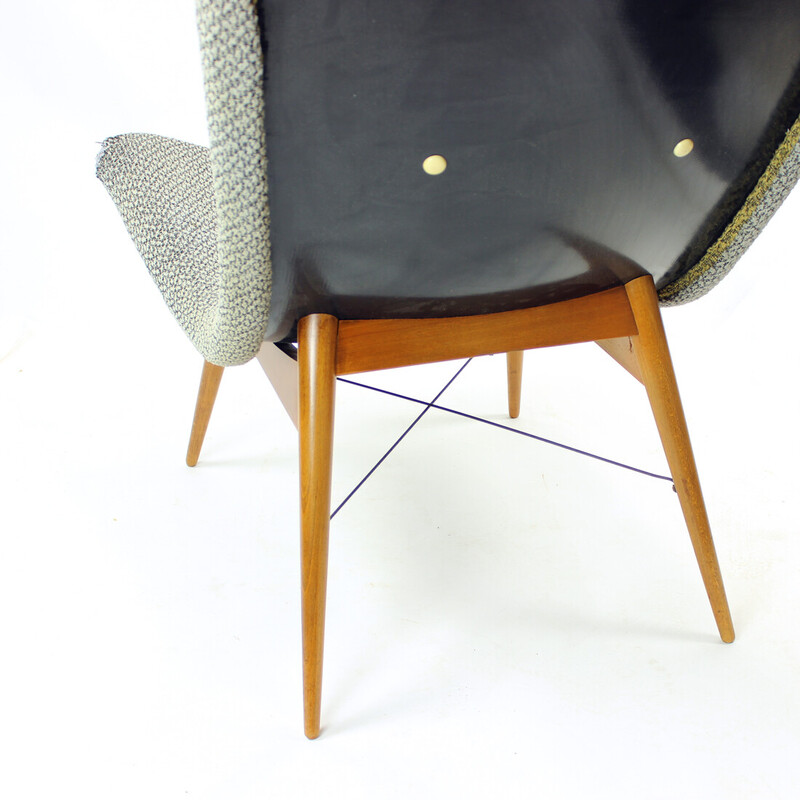 Vintage lounge chair by Miroslav Navratil for Cesky Nabytek, 1959s