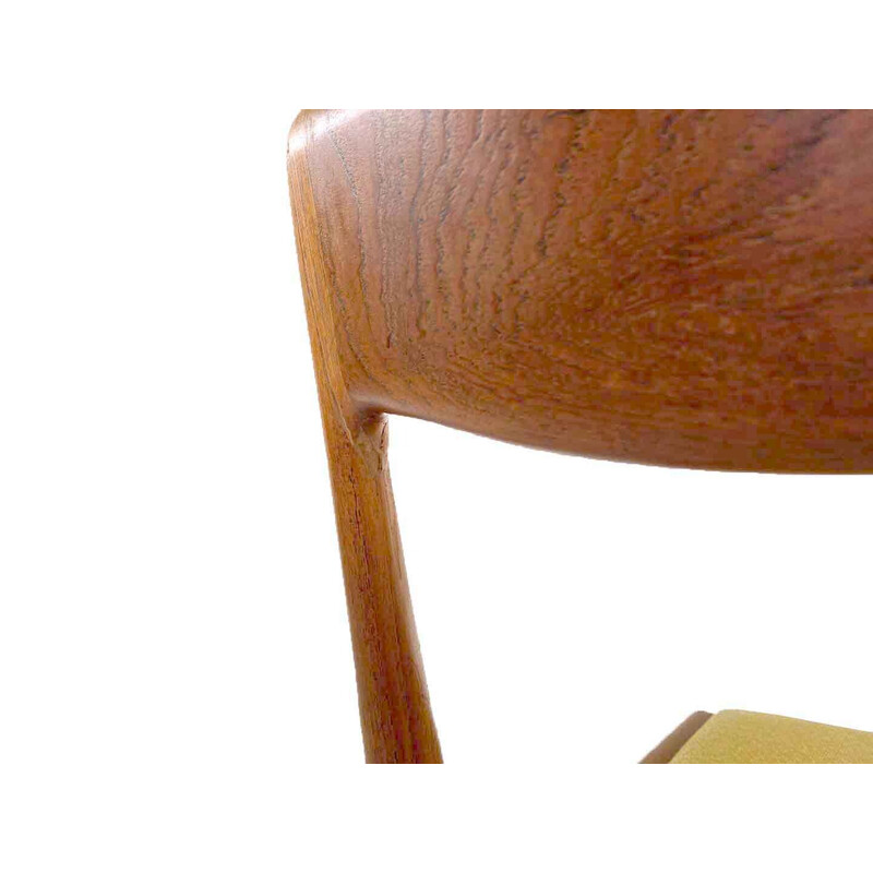 Vintage teak boomerang chair by Alfred Christensen for Slagelse Møbelværk, Denmark 1960