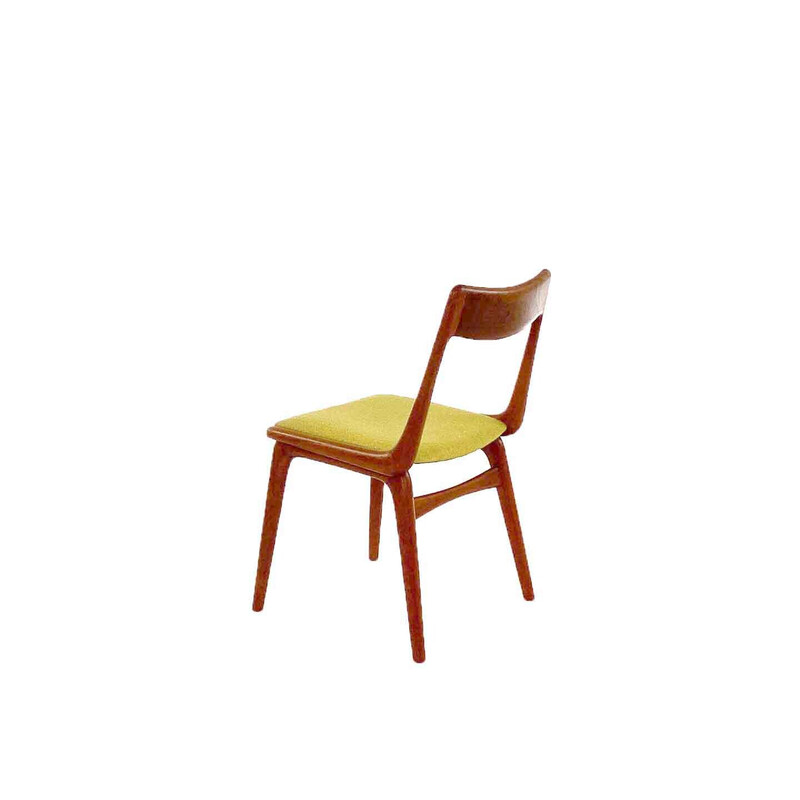 Vintage teak boomerang chair by Alfred Christensen for Slagelse Møbelværk, Denmark 1960