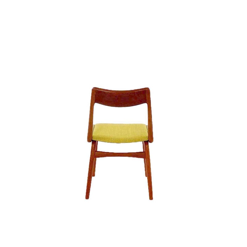 Vintage teak boomerang chair by Alfred Christensen for Slagelse Møbelværk, Denmark 1960