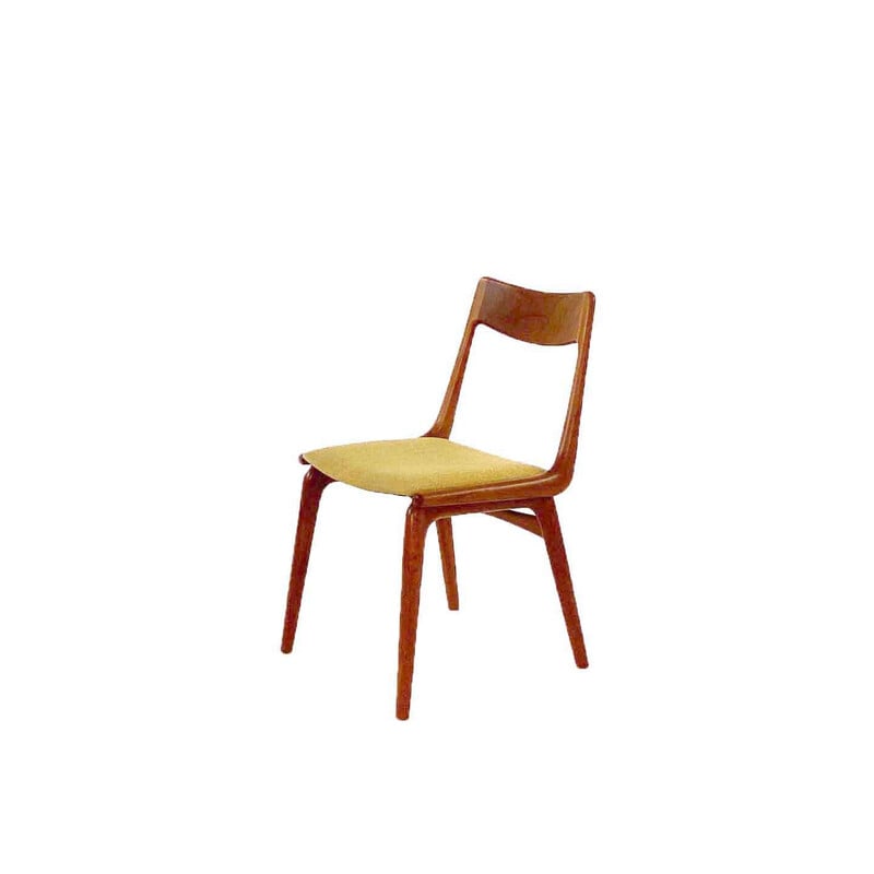 Vintage teak boomerang chair by Alfred Christensen for Slagelse Møbelværk, Denmark 1960