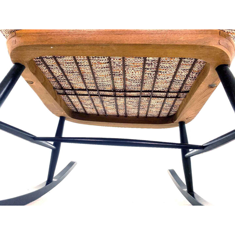 Scandinavische vintage schommelstoel, 1960