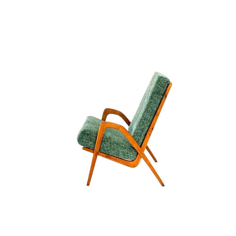 Vintage fauteuil van Jan Vanek voor Ul Uv, Tsjecho-Slowakije 1960