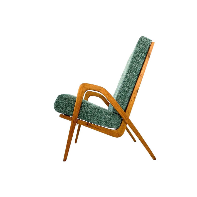 Vintage fauteuil van Jan Vanek voor Ul Uv, Tsjecho-Slowakije 1960