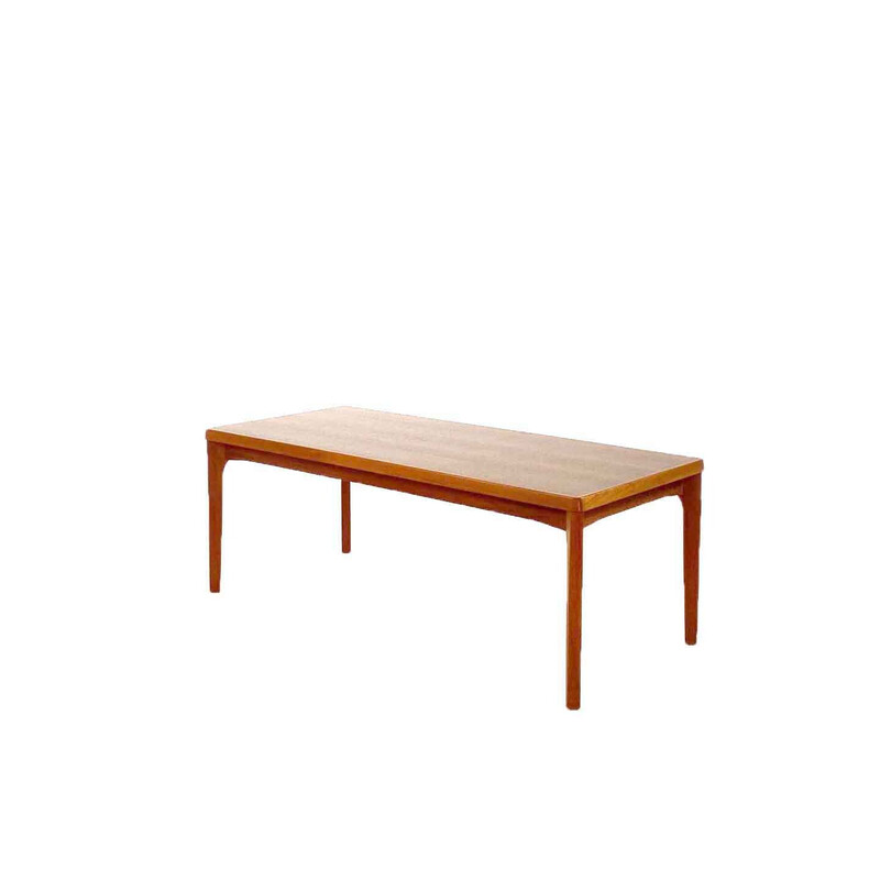 Table basse danoise vintage en teck par Henning Kjaernulf