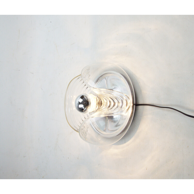 Vintage Wave wall lamp by Koch and Lowy for Peill and Putzler, 1970s