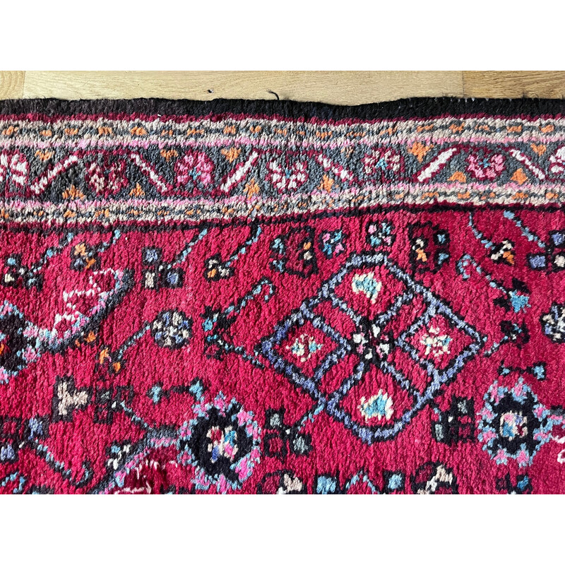 Vintage oosters wollen tapijt, 1970