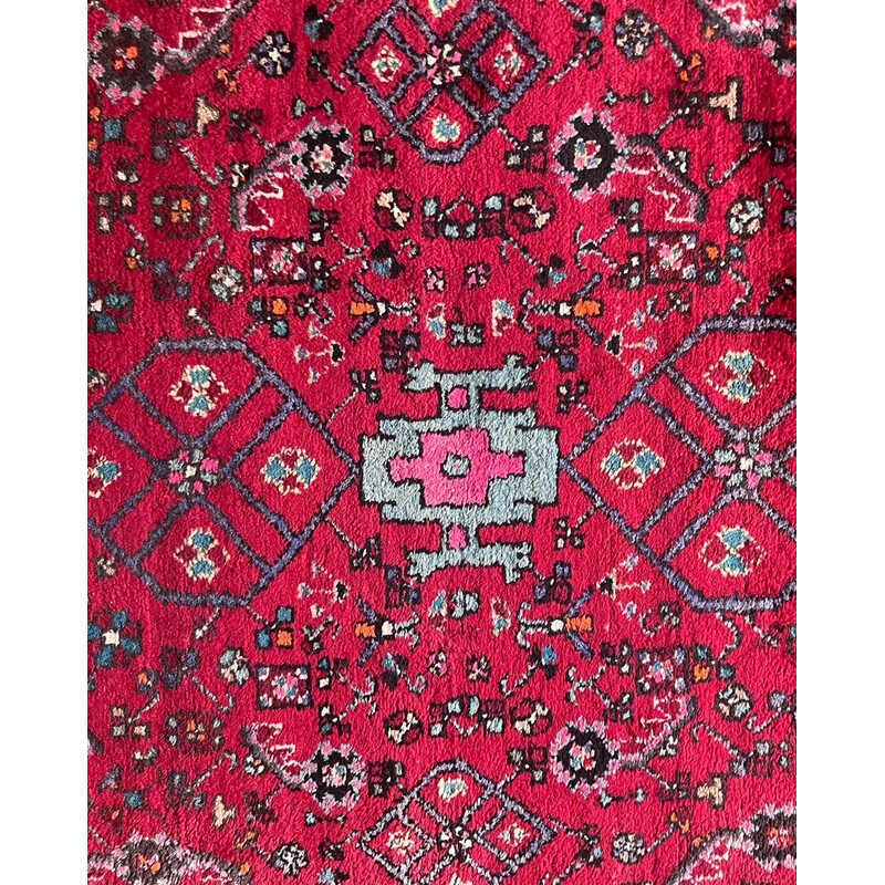 Vintage oriental wool rug, 1970