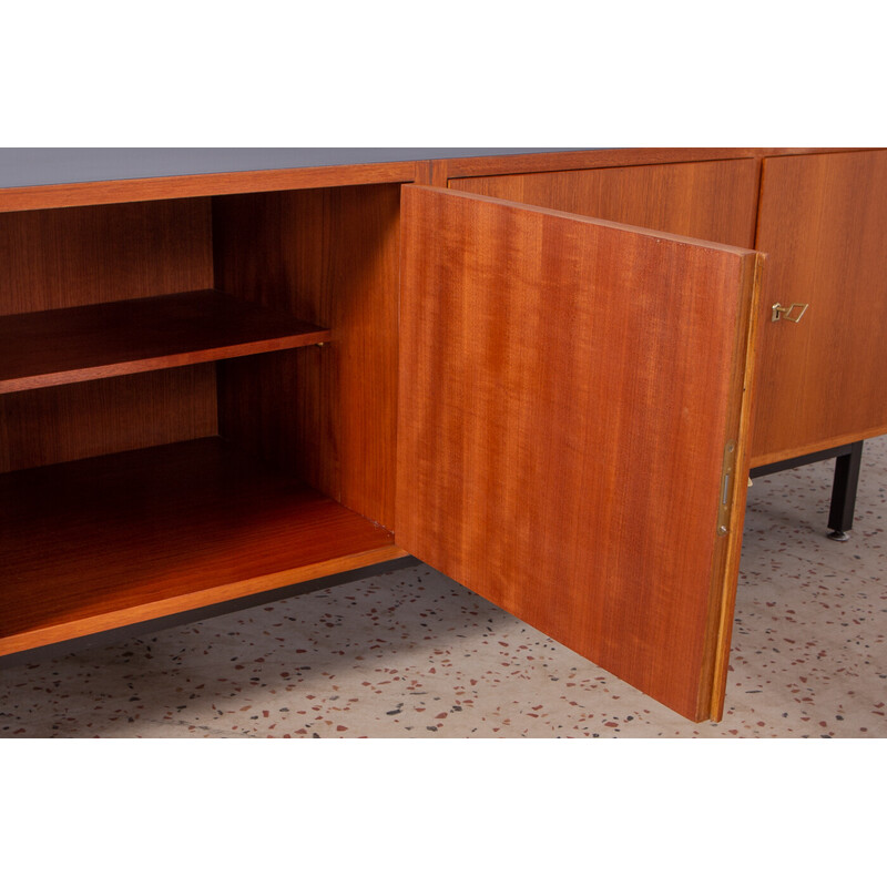 Vintage teak sideboard with three doors, Germany 1960s