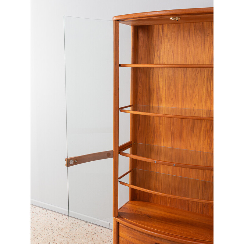 Vintage teak display cabinet, Denmark 1980s