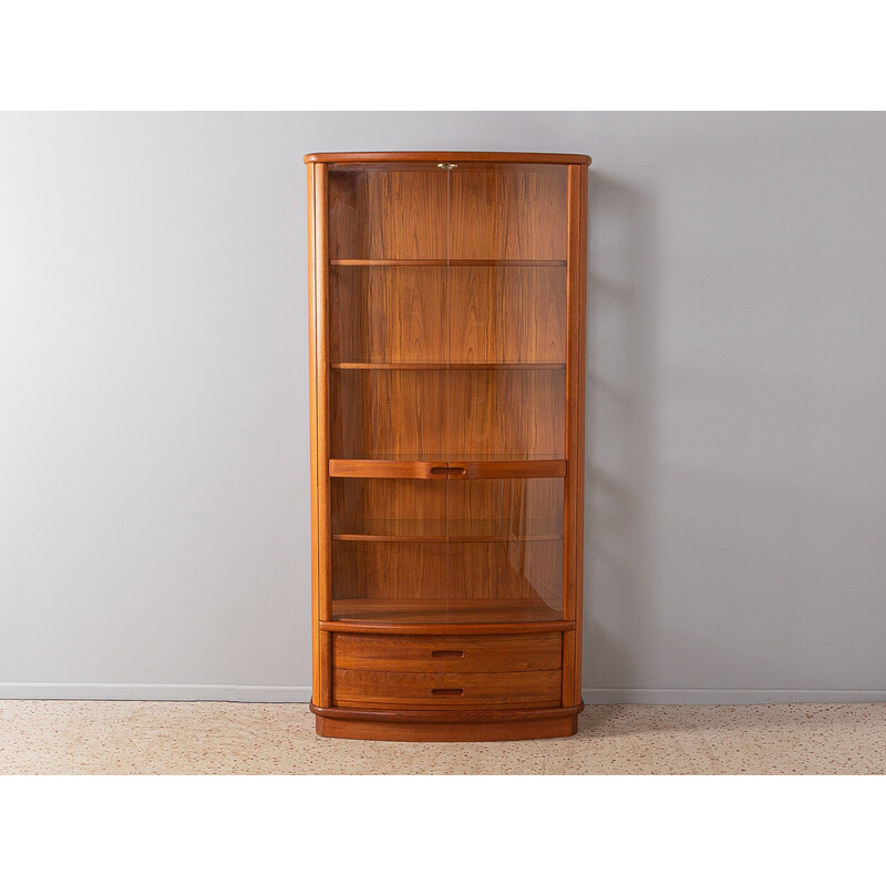 Vintage teak display cabinet, Denmark 1980s