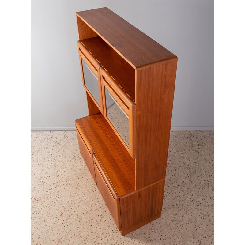 Vintage teak display cabinet, Denmark 1980s