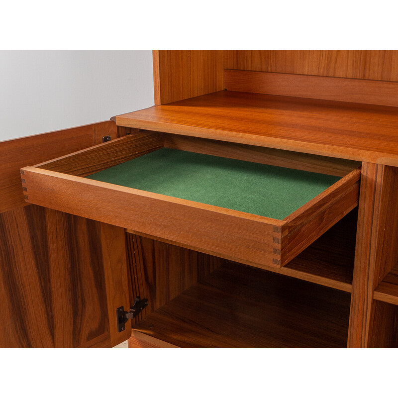 Vintage teak display cabinet, Denmark 1980s