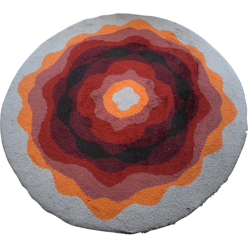 Vintage-Teppich aus Wolle, 1970