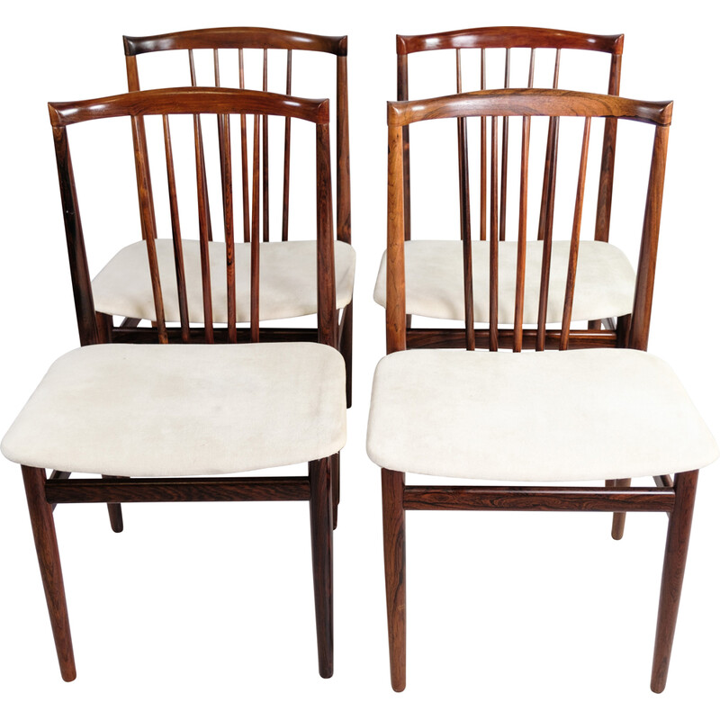 Set of 4 vintage rosewood chairs by Henning Sørensen, 1968