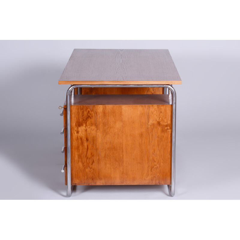 Bauhaus vintage writing desk by Robert Slezak, 1930s