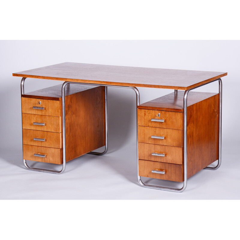 Bauhaus vintage writing desk by Robert Slezak, 1930s