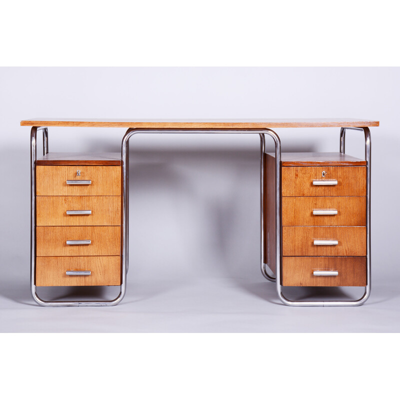 Bauhaus vintage writing desk by Robert Slezak, 1930s