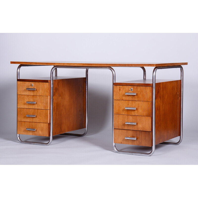 Bauhaus vintage writing desk by Robert Slezak, 1930s