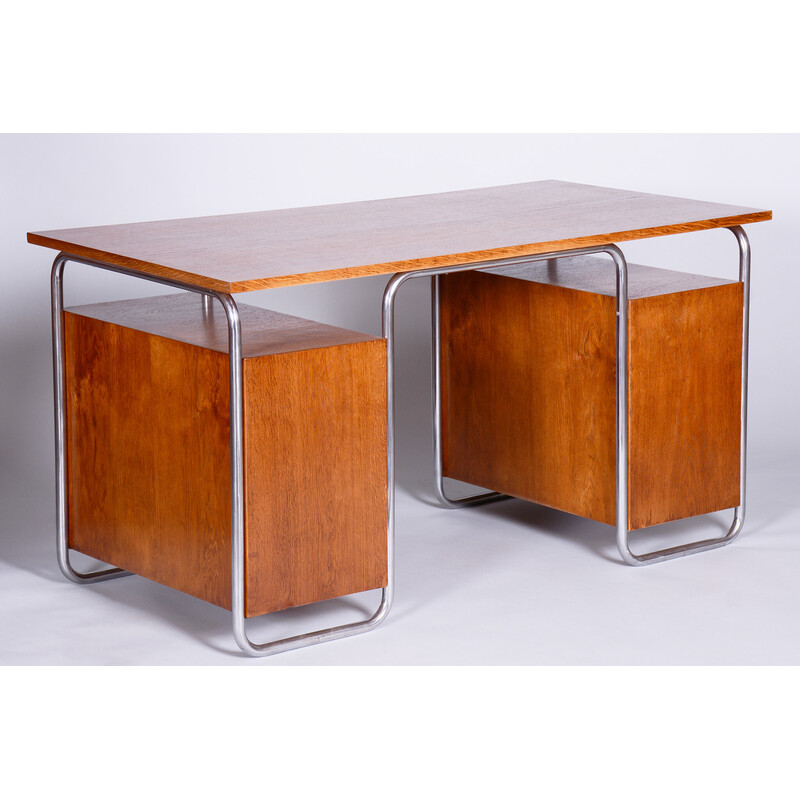 Bauhaus vintage writing desk by Robert Slezak, 1930s