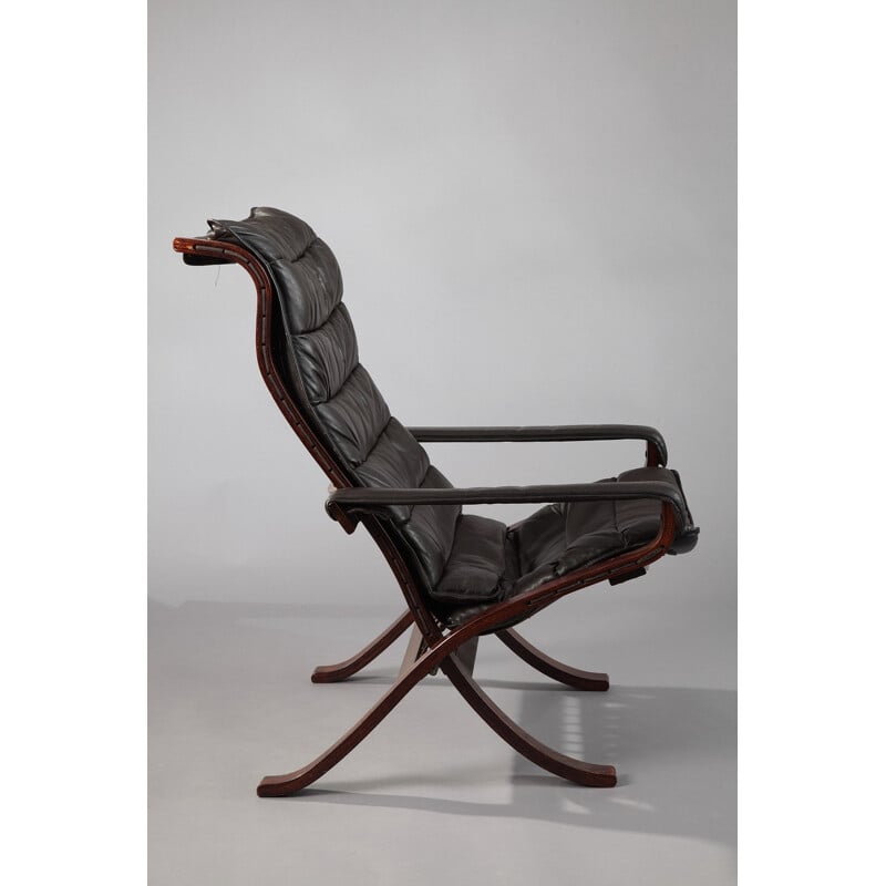 Paire de fauteuils avec ottoman de Ingmar Relling pour Westnofa  - 1960