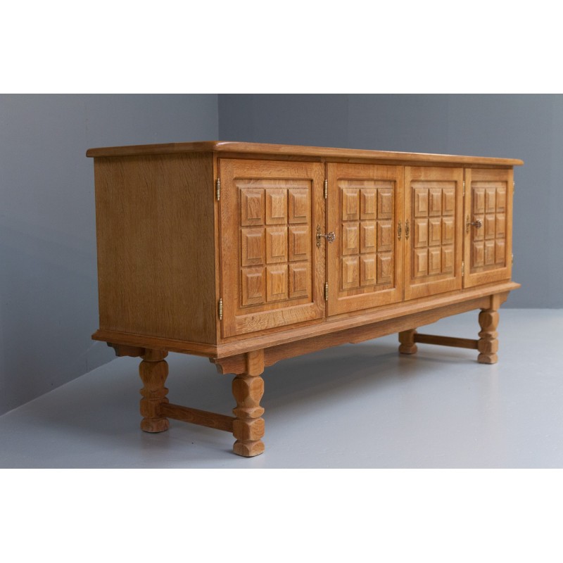 Vintage oak sideboard, Denmark 1960s