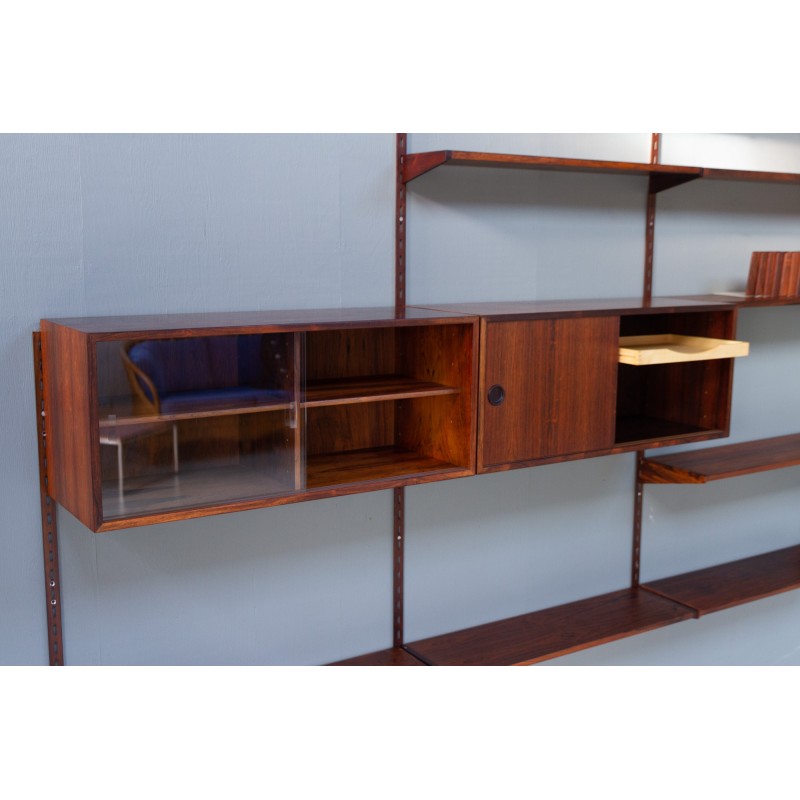 Vintage-Wandschrank aus Palisanderholz von Kai Kristiansen für Fm, Dänemark 1960