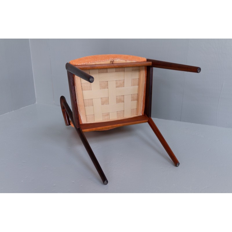 Vintage rosewood armchair by Kai Kristiansen for Schou Andersen, Denmark 1960