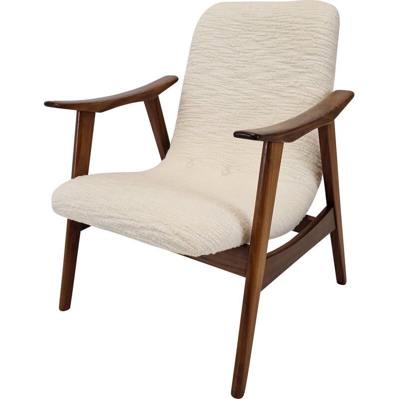 Vintage teak armchair by Louis van Teeffelen, Netherlands 1960