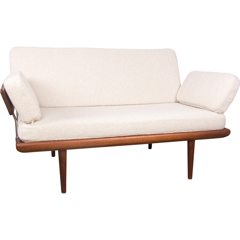 Minerva vintage teak sofa by Peter Hvidt and Orla Molgaard Nielsen for France et Son, Denmark 1960