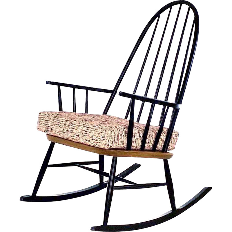 Scandinavische vintage schommelstoel, 1960