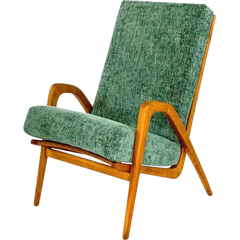 Vintage armchair by Jan Vanek for Ul Uv, Czechoslovakia 1960s