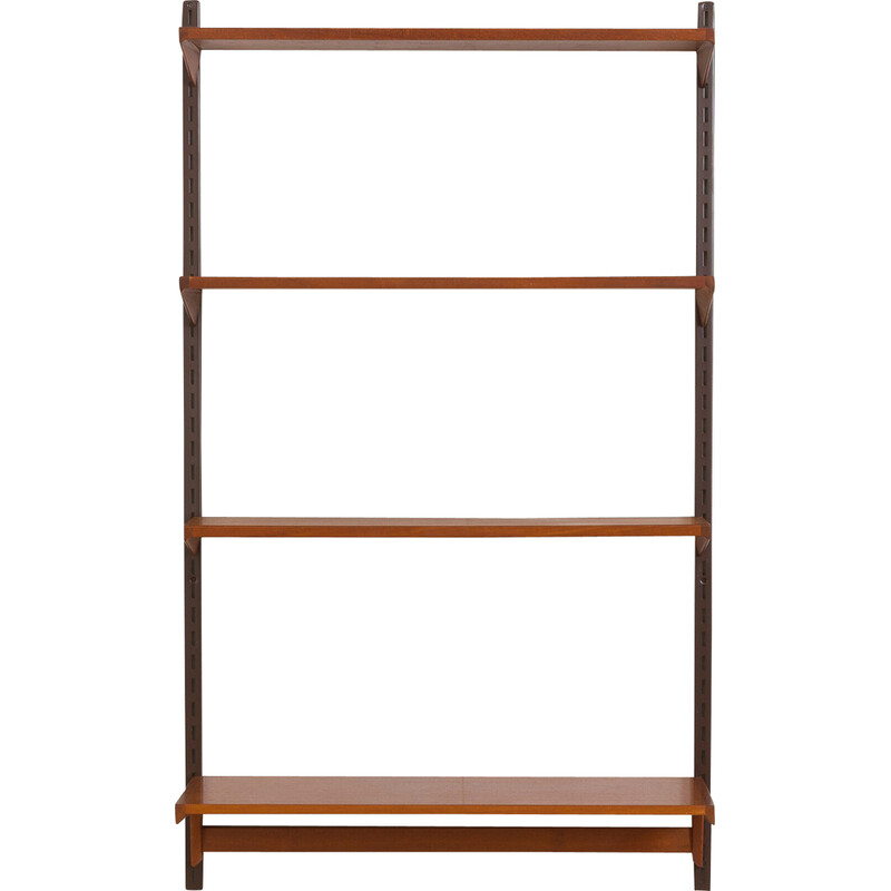 Vintage modular teak bookcase by Kai Kristiansen for Fm Mobler, Denmark 1960s