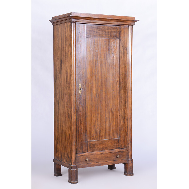 Armoire Biedermeier vintage en chêne massif, 1830