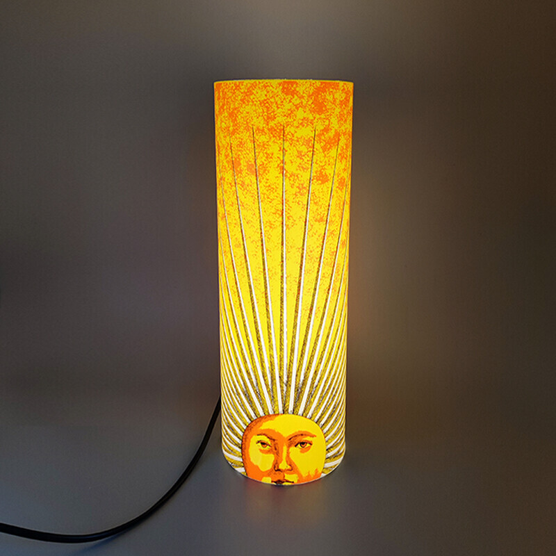 Vintage table lamp "sun" by Piero Fornasetti for Antonan, 1990
