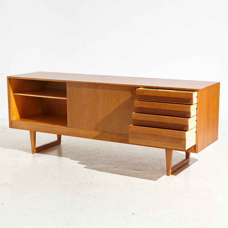 Vintage oak sideboard by Kurt Østervig for Kp Møbler, Denmark 1960